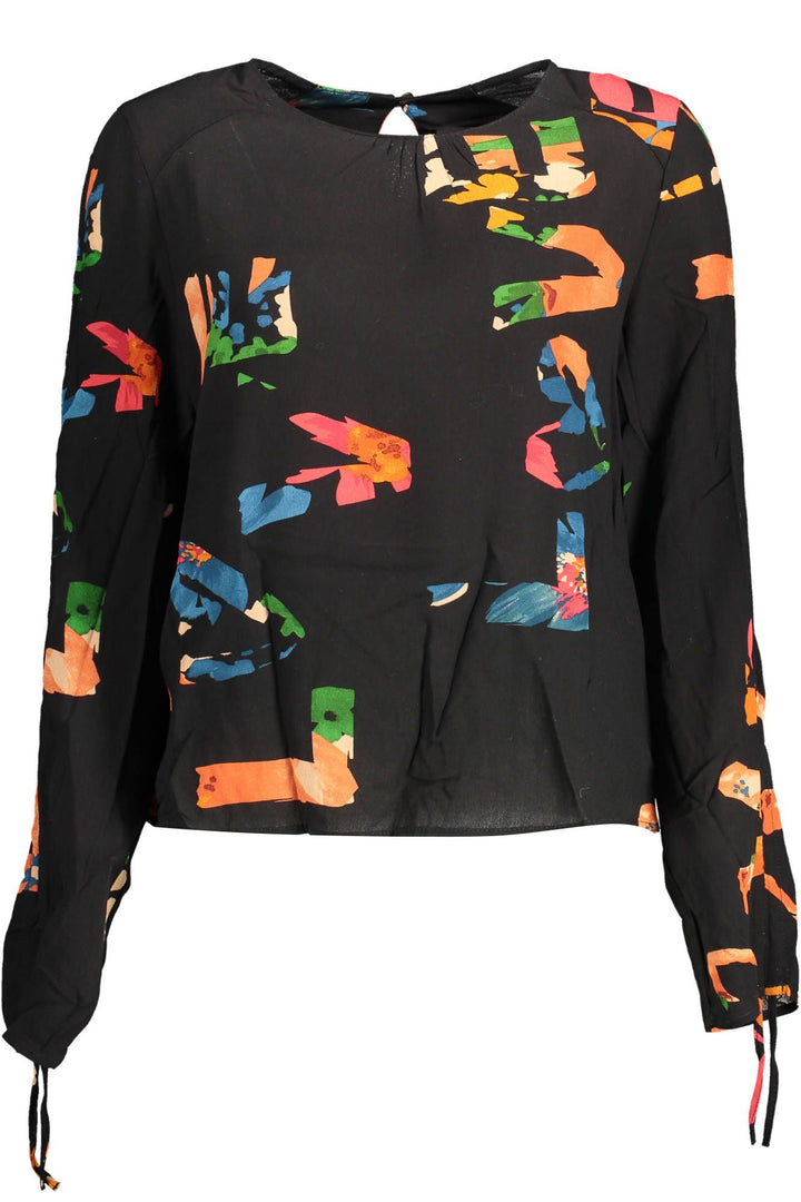 Desigual Black Viscose Sweater