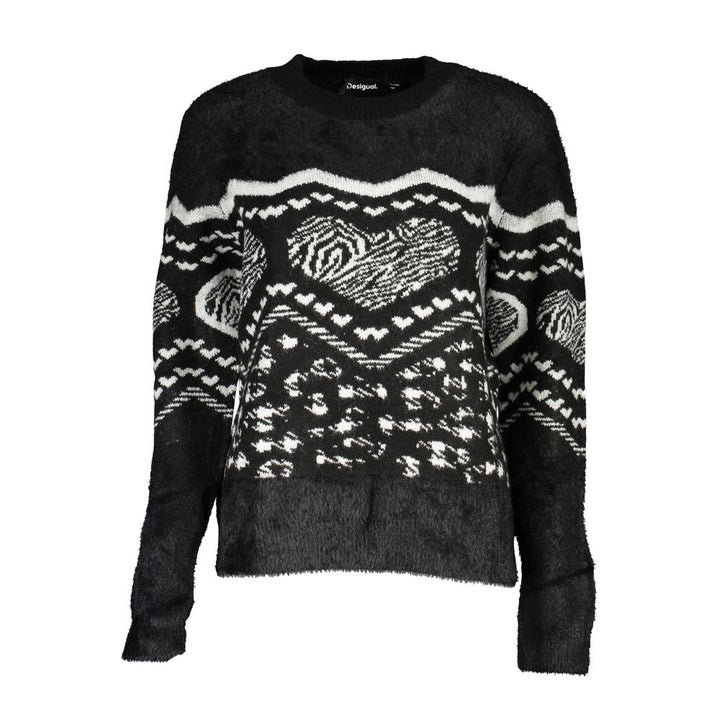 Desigual Chic Turtleneck Sweater with Contrast Detail