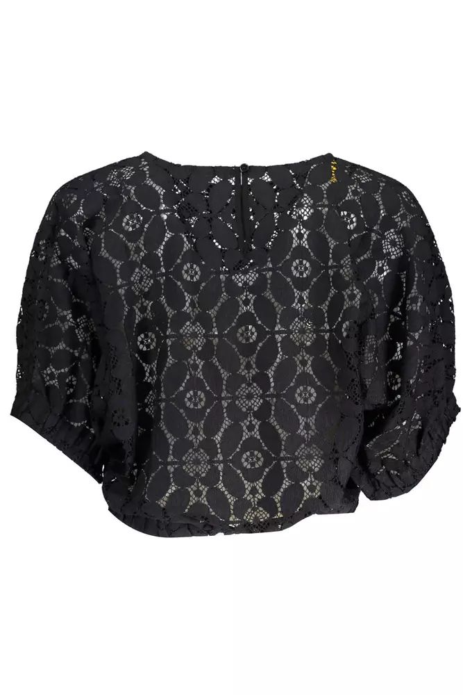 Desigual Black Polyester Tops & T-Shirt