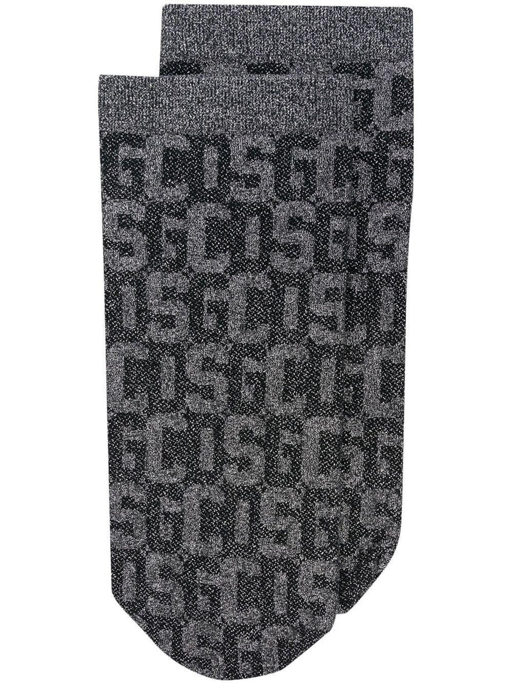 WOLFORD x GCDS monogram-pattern socks-0