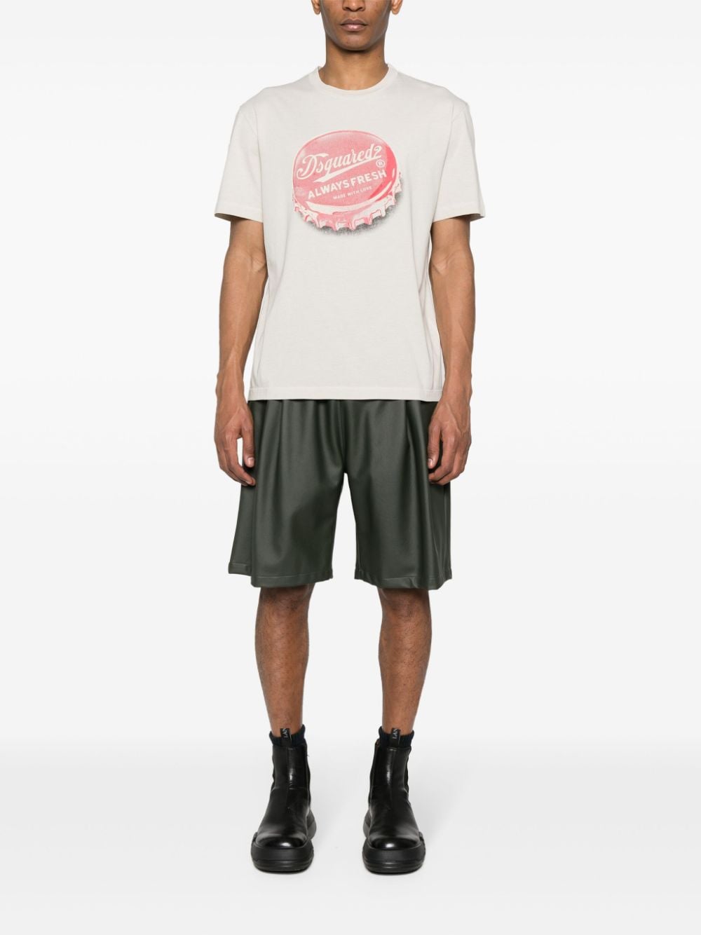 graphic-print cotton T-shirt-1
