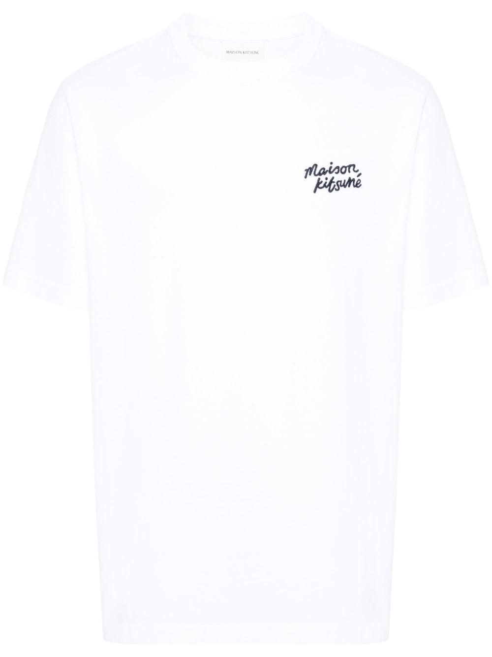 Handwriting-logo cotton T-shirt-0