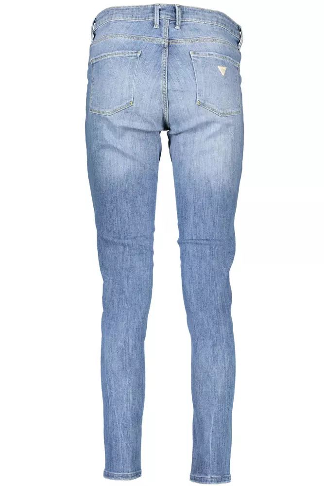 Guess Jeans Light Blue Cotton Jeans & Pant