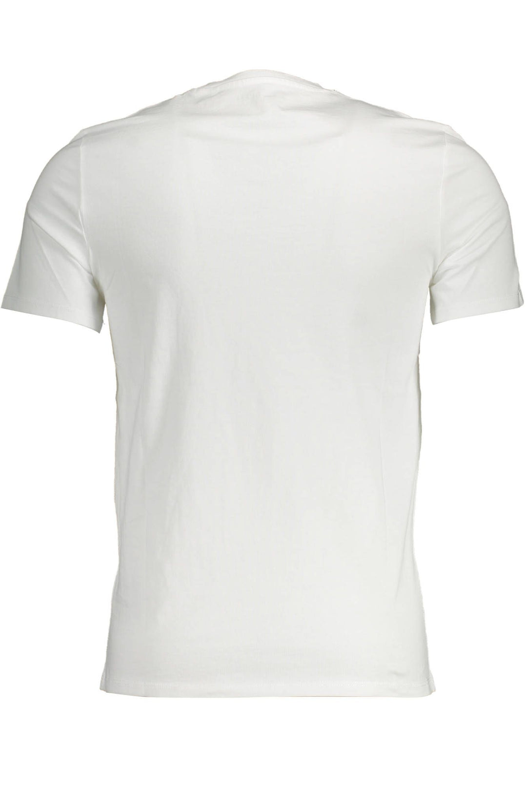 Elegant V-Neck Slim White Tee