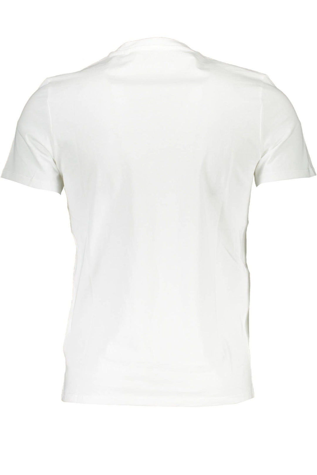 Guess Jeans Sleek Slim Fit White Tee with Logo Print