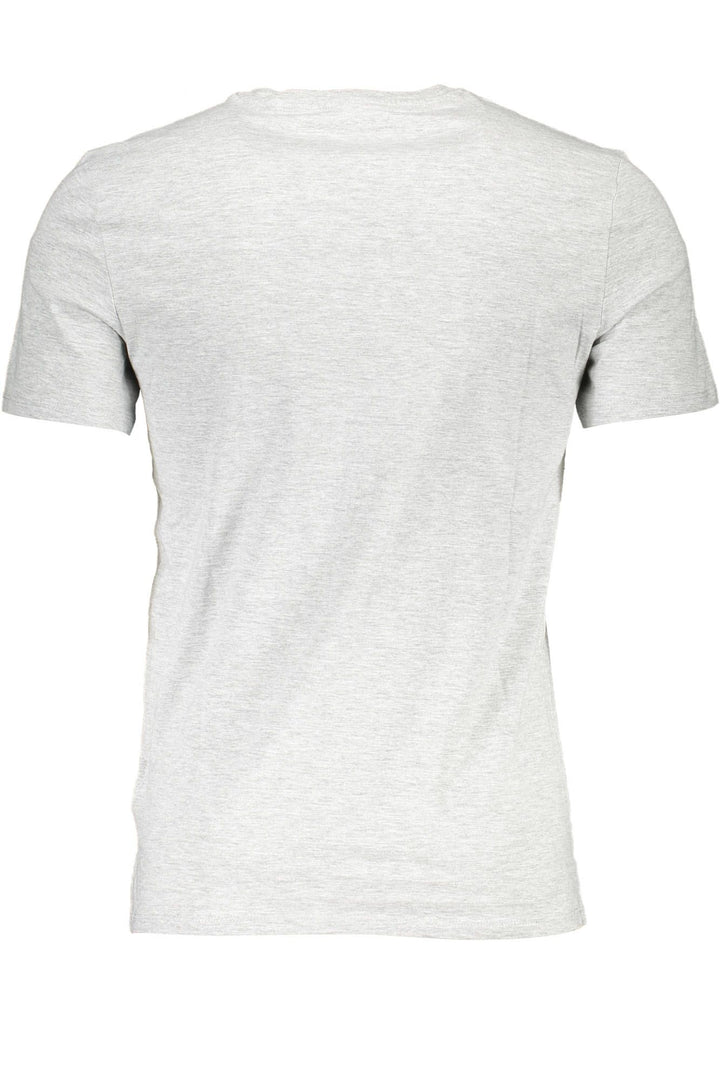 Guess Jeans Chic Gray Slim Fit Logo Tee