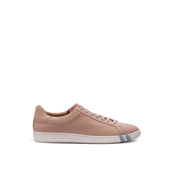 Bally Elegant Blush Leather Sneakers