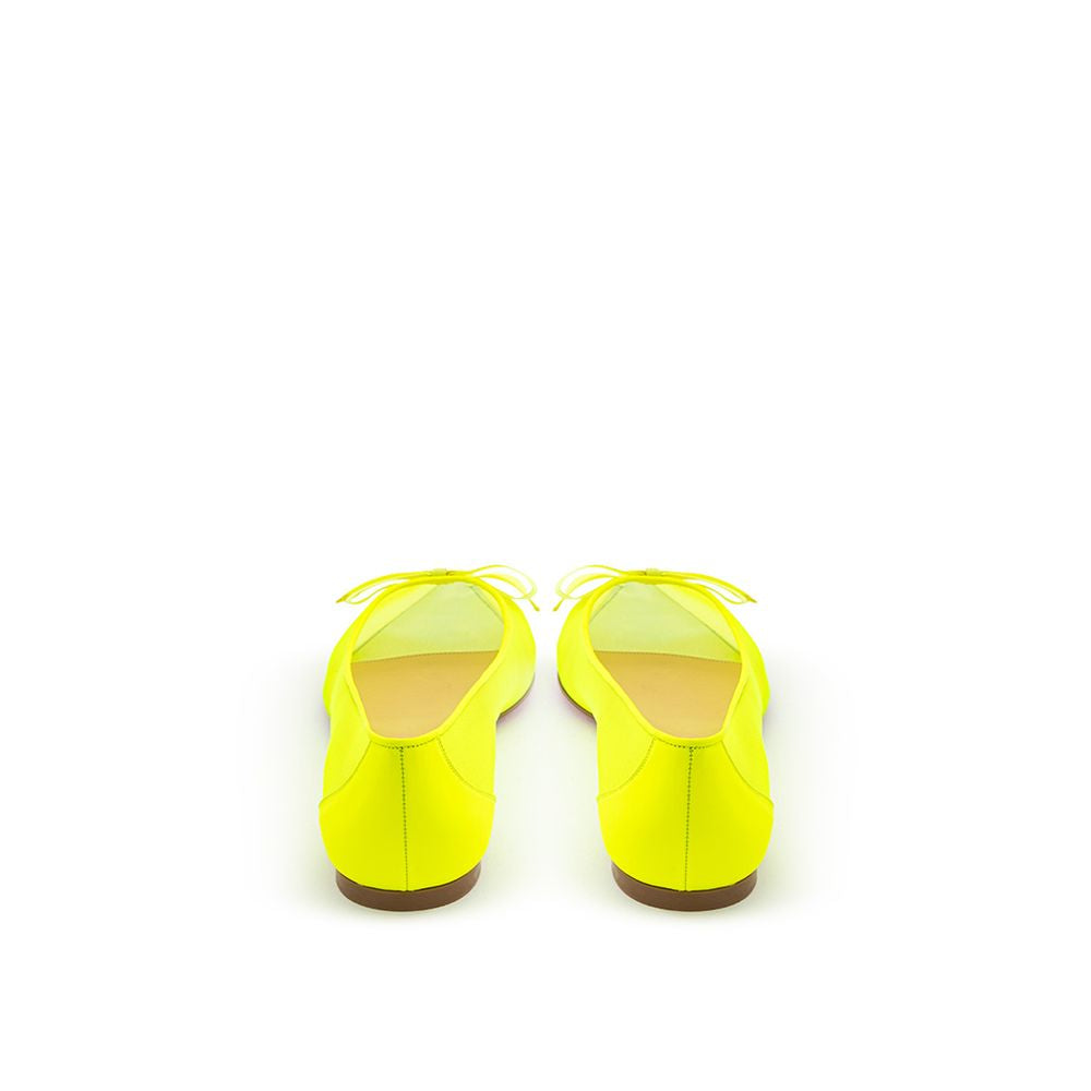 Christian Louboutin Radiant Yellow Mesh Flats