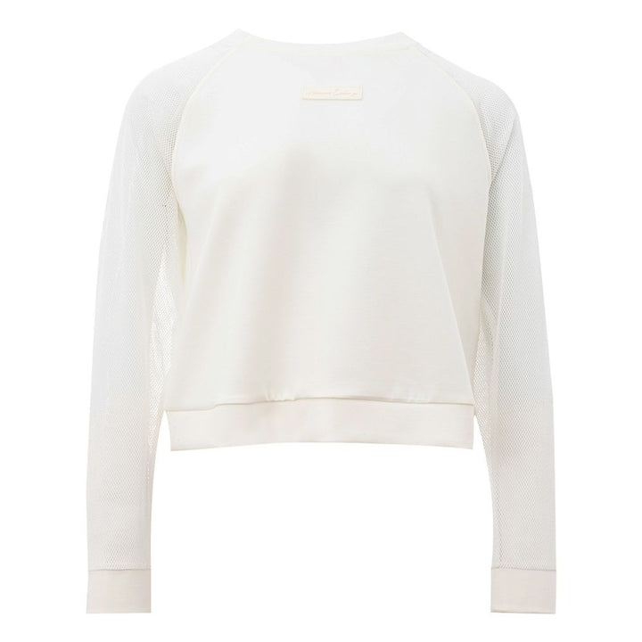 Armani Exchange Elegant White Polyamide Sweater for Women