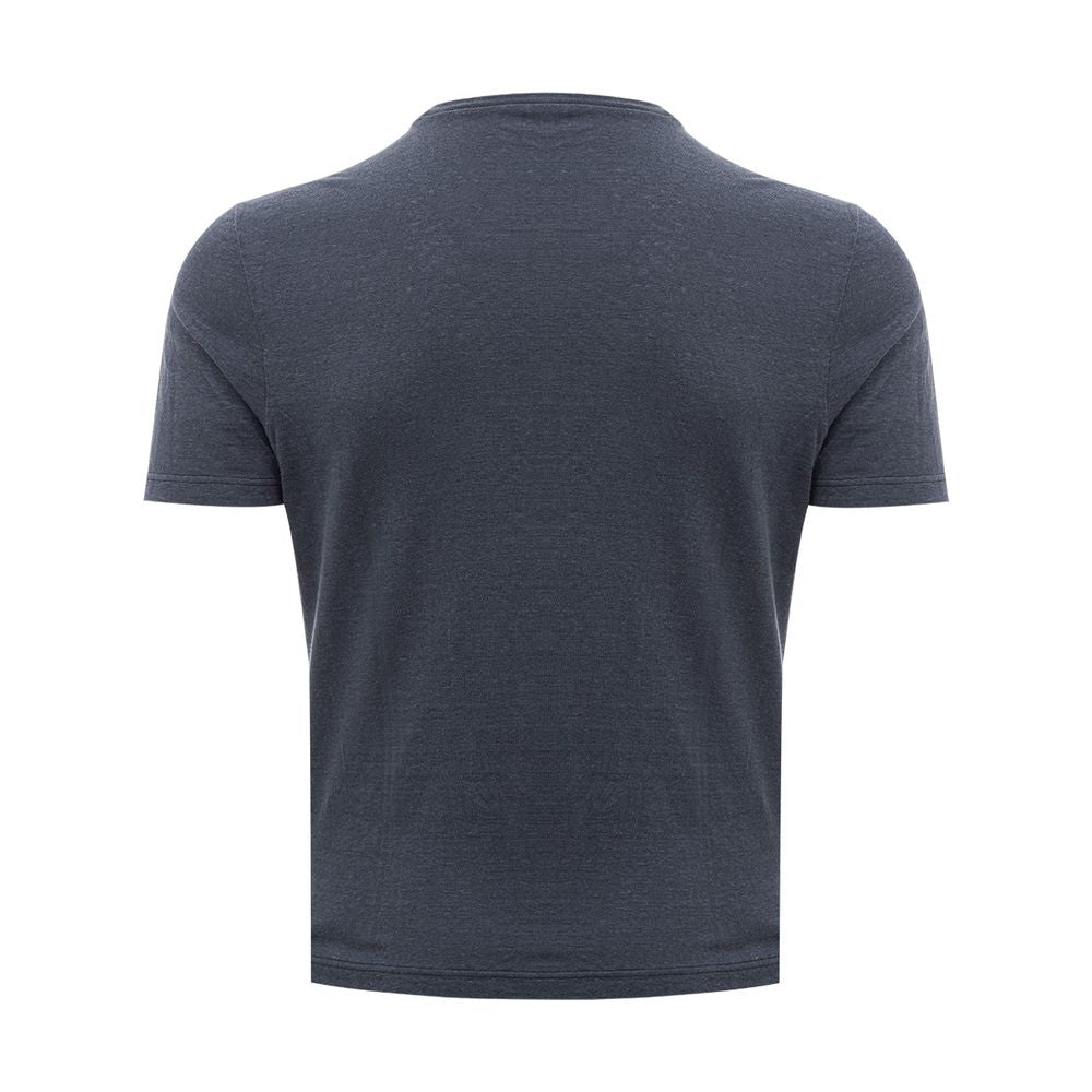 Gran Sasso Elite Gray Cotton T-Shirt