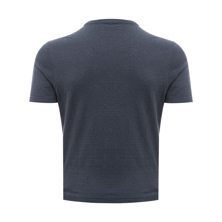 Gran Sasso Elite Gray Cotton T-Shirt