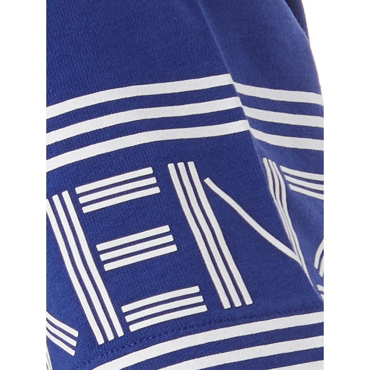 Kenzo Chic Blue Cotton Tee for Everyday Elegance