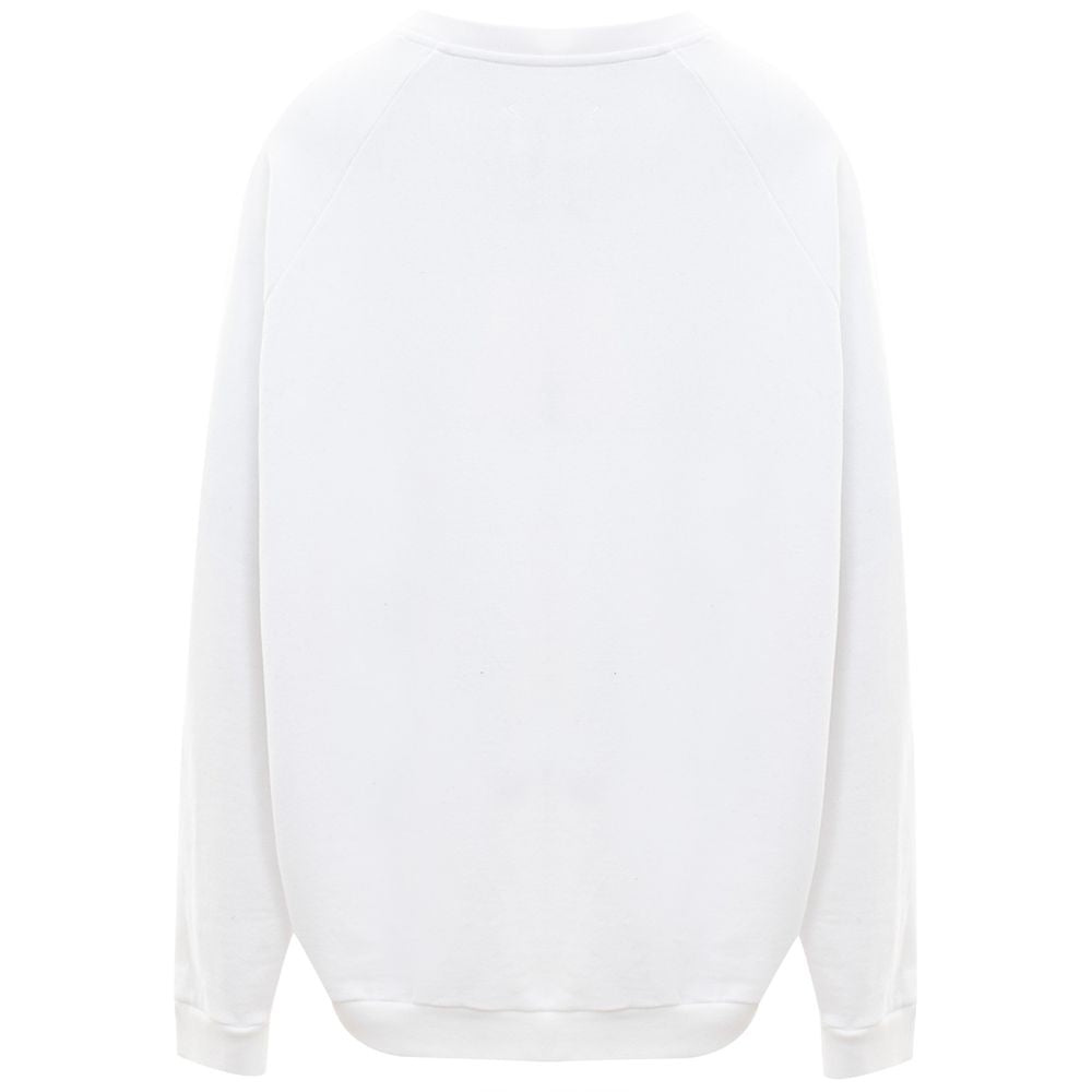 Maison Margiela Elegant White Cotton Sweater for Women