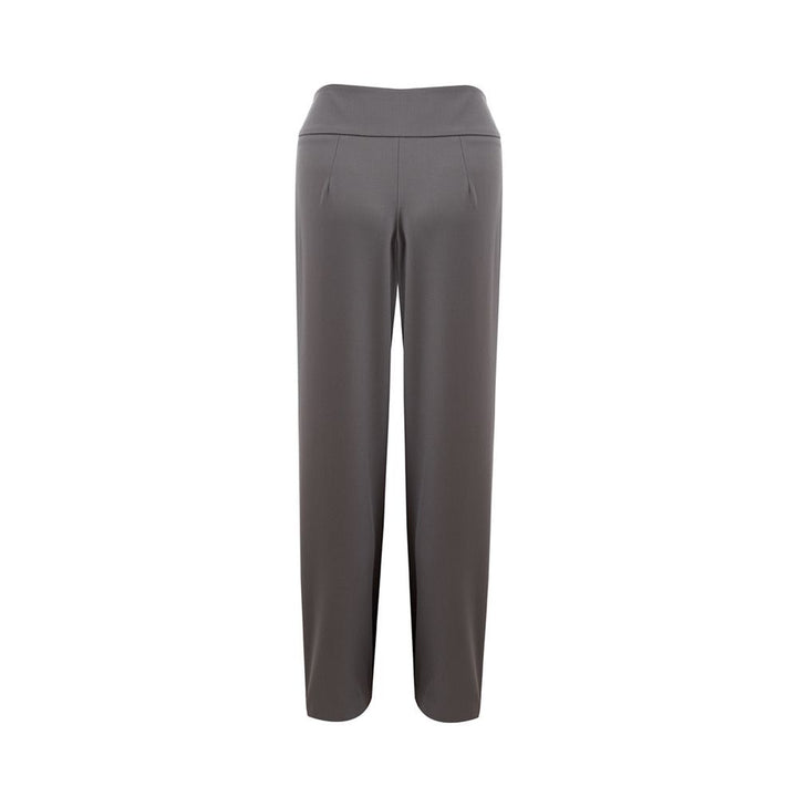 Lardini Elegant Gray Wool Trousers for Women