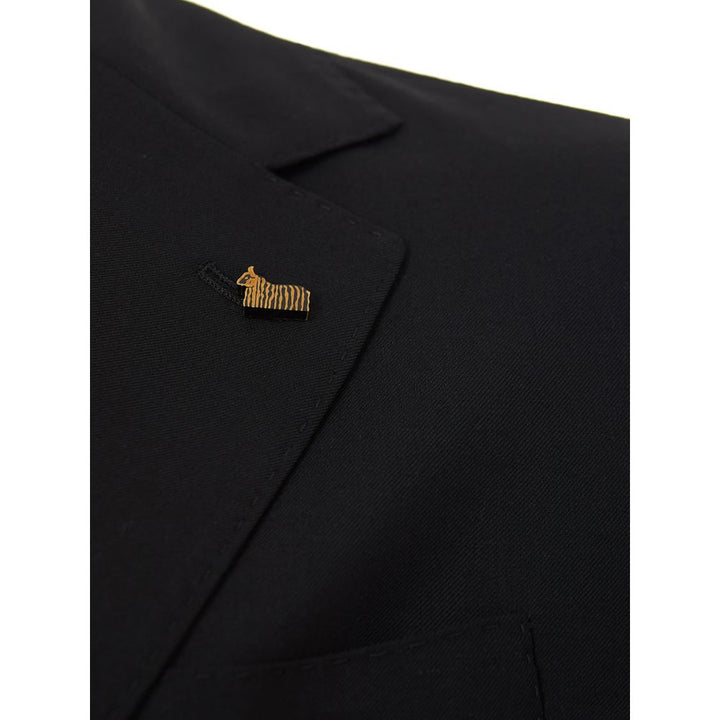 Colombo Elegant Cashmere Black Men's Jacket