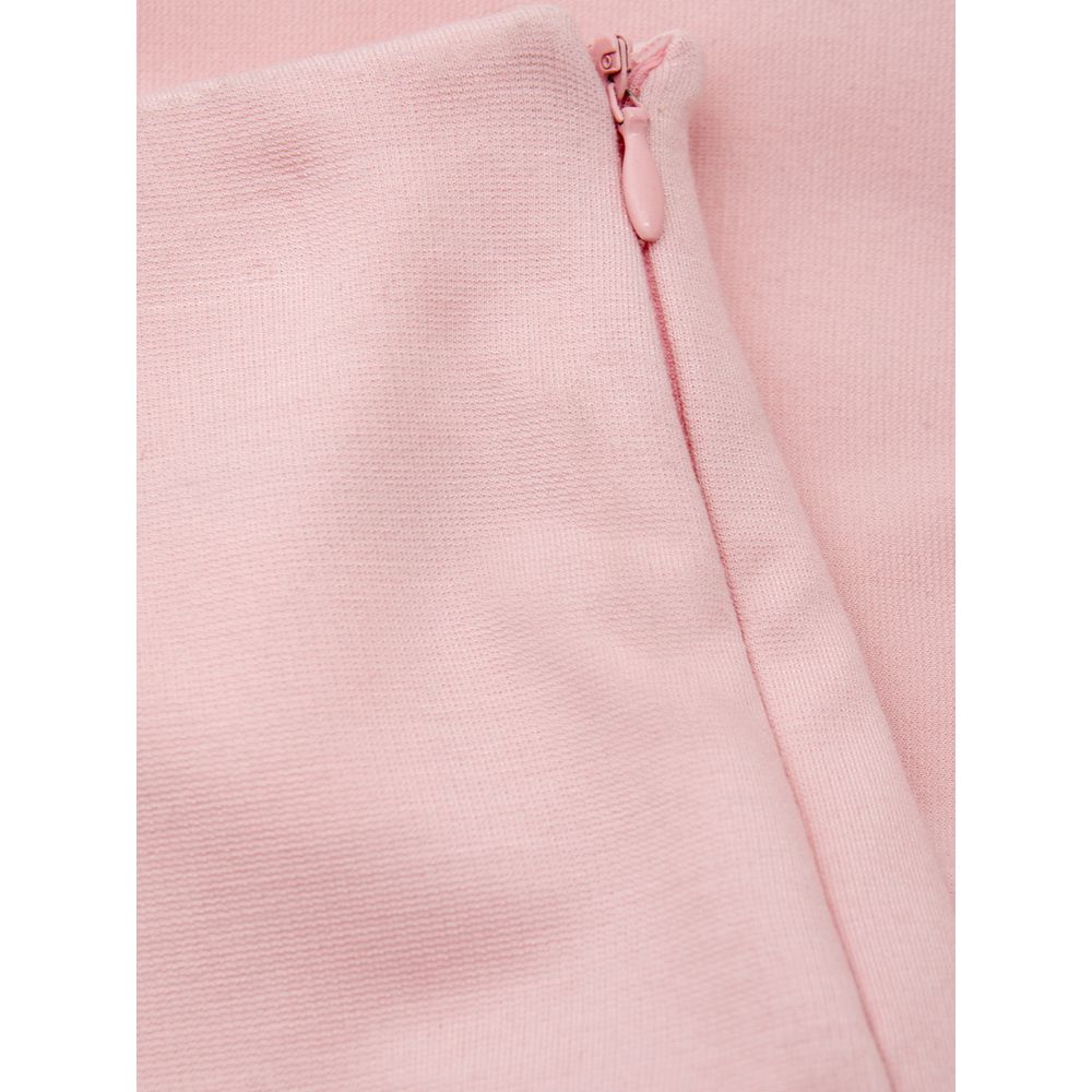 Lardini Chic Pink Viscose Pants for Elegant Evenings