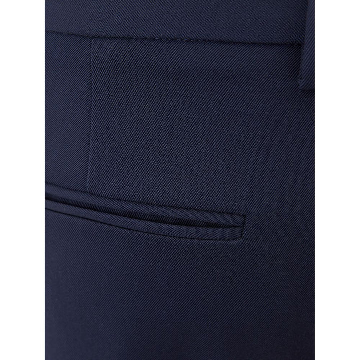 Lardini Elegant Blue Wool Trousers for Women