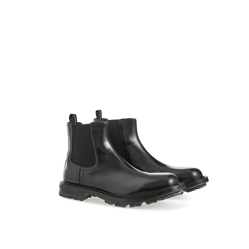 Alexander Mcqueen Elevate Your Style with Timeless Leather Boots