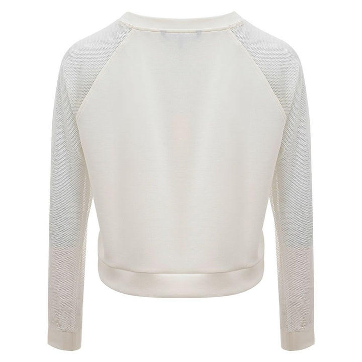 Armani Exchange Elegant White Polyamide Sweater for Women