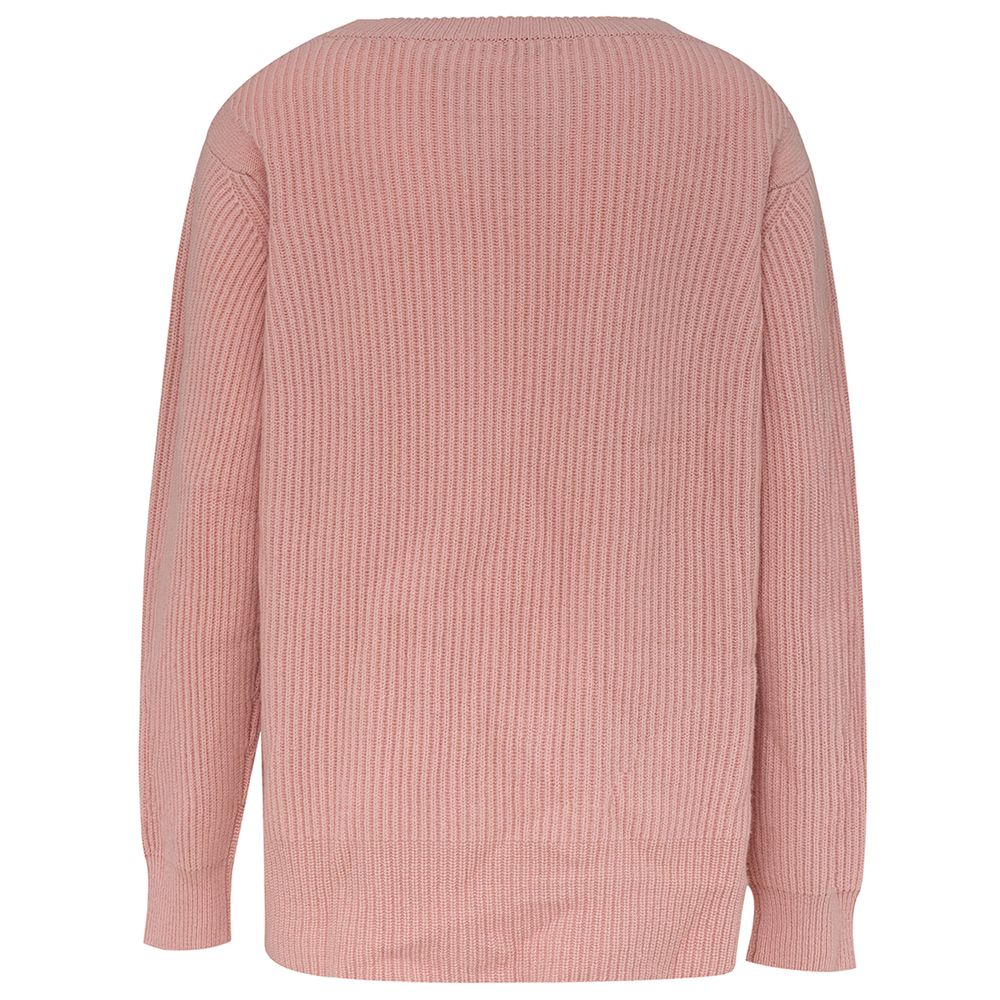 Malo Elegant Pink Cashmere Top for Women