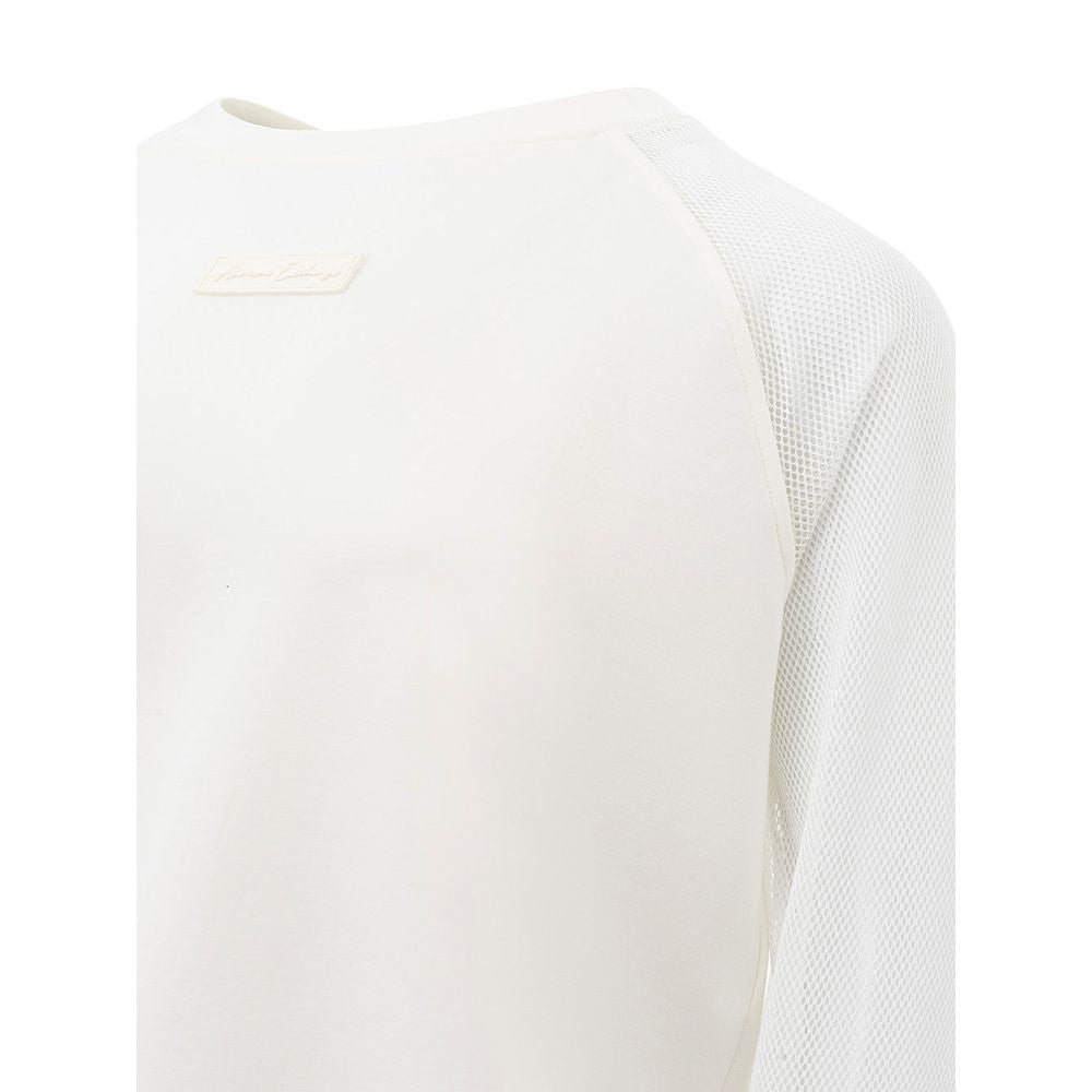 Armani Exchange Elegant White Polyamide Sweater for Women