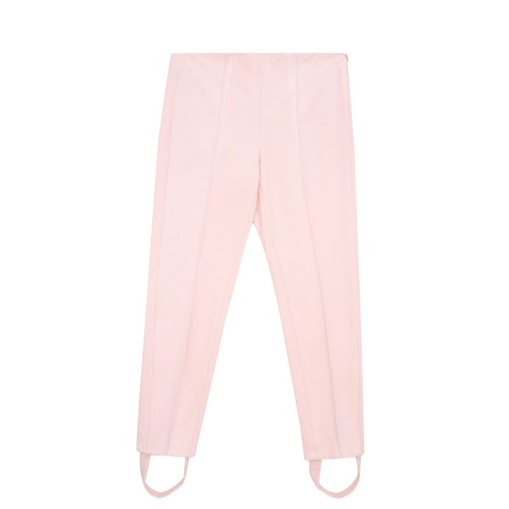 Lardini Chic Pink Viscose Pants for Elegant Evenings