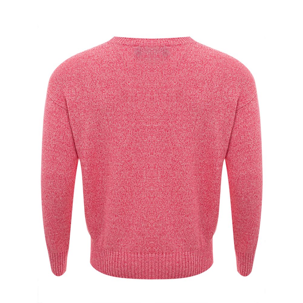 Gran Sasso Elegant Pink Cotton Sweater for Men