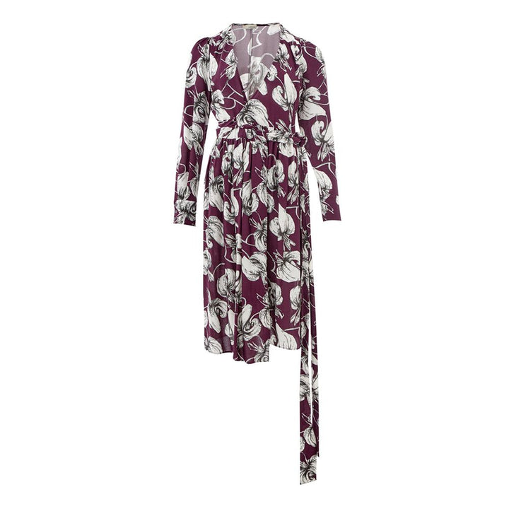 Lardini Elegant Purple Viscose Suit for Women