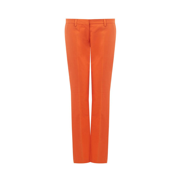 Lardini Elegant Orange Cotton Pants for Women