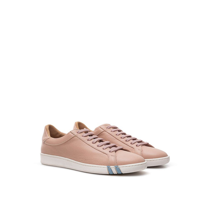 Bally Elegant Blush Leather Sneakers