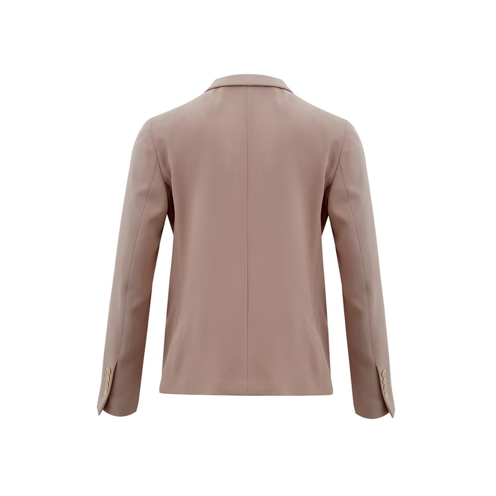 Lardini Chic Gray Polyester Jacket for Elegant Evenings