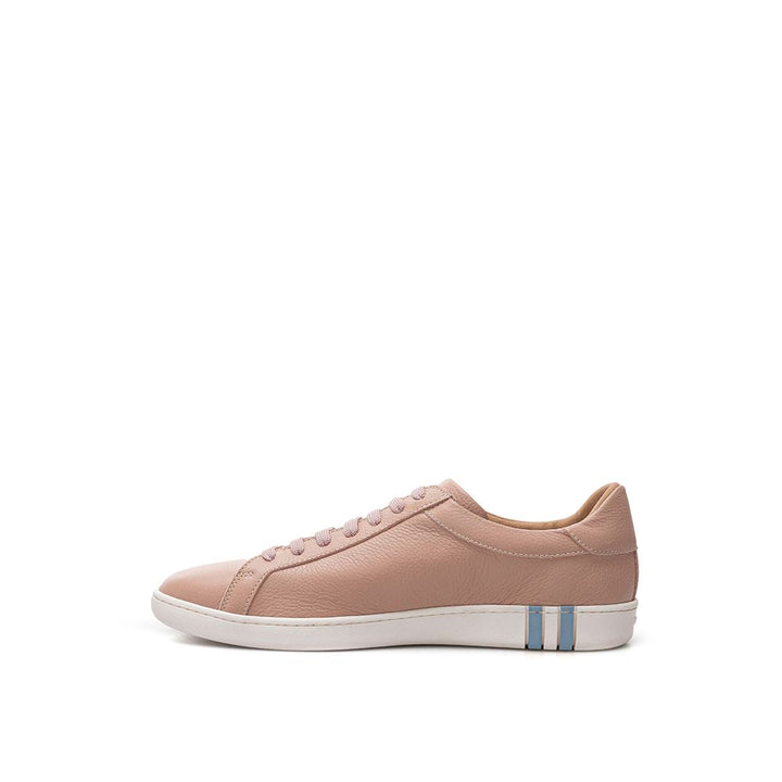 Bally Elegant Blush Leather Sneakers