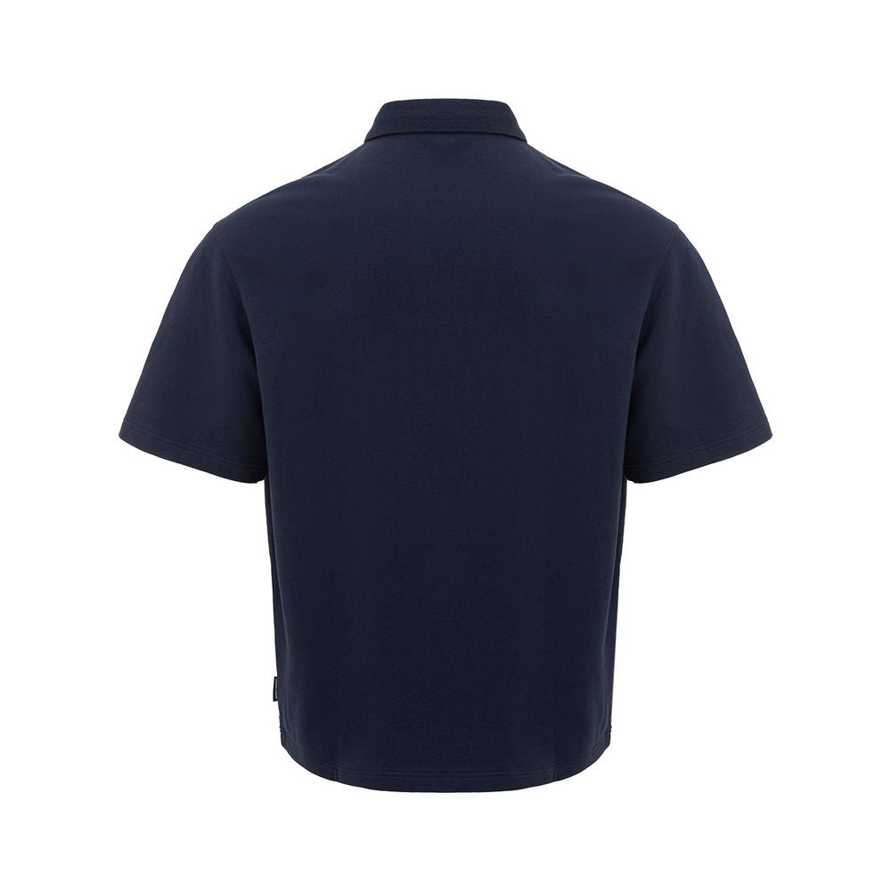 Armani Exchange Elegant Blue Cotton Polo Shirt