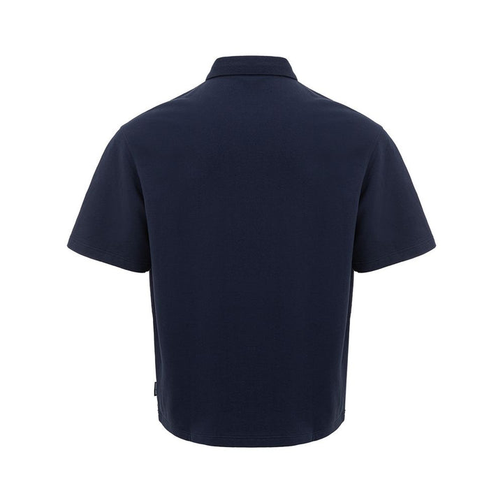 Armani Exchange Elegant Blue Cotton Polo Shirt