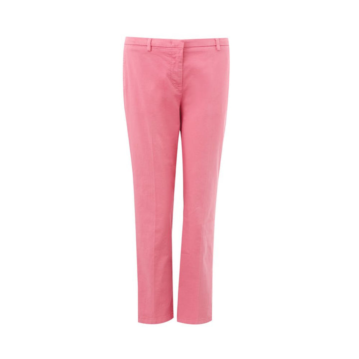 Lardini Elegant Pink Cotton Trousers for Women