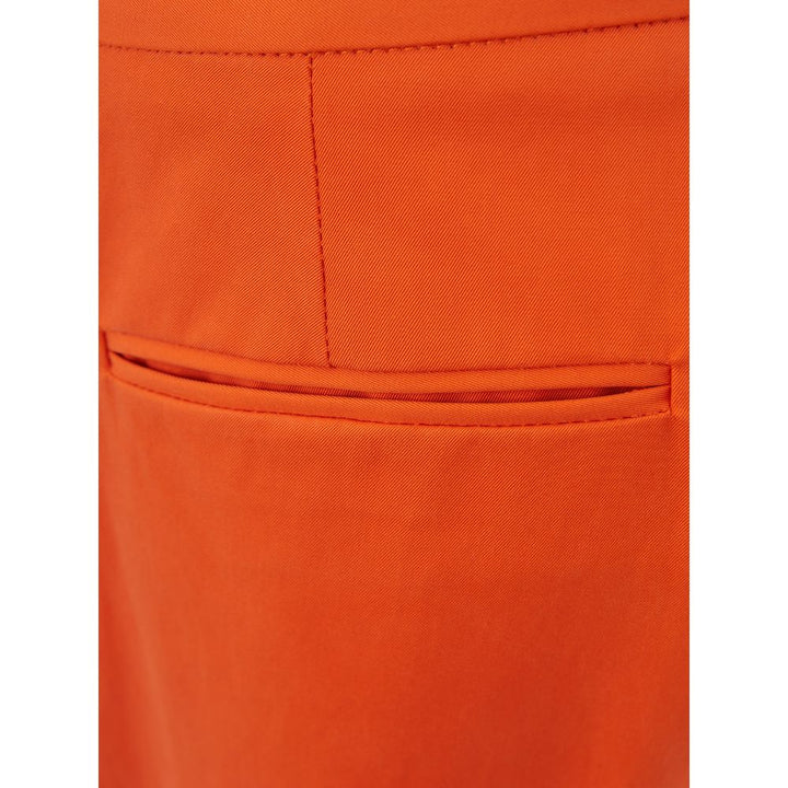 Lardini Elegant Orange Cotton Pants for Women