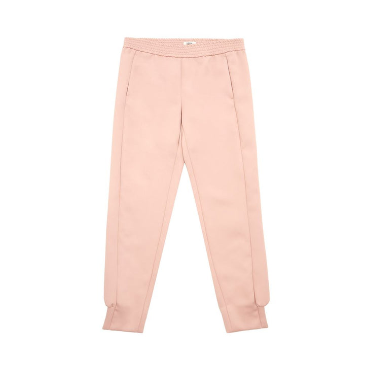 Lardini Elegant Pink Polyester Trousers for Women