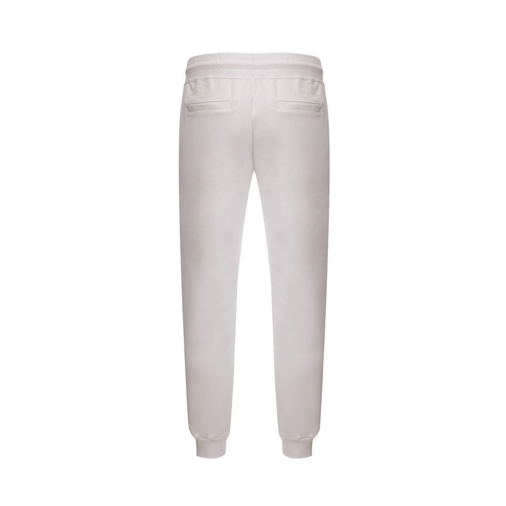 Gcds Elevated White Cotton Jeans For Men