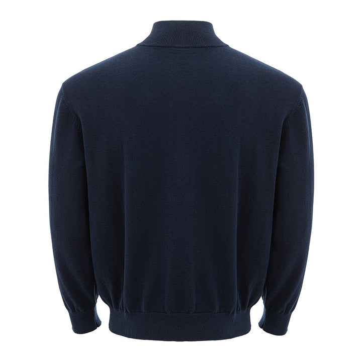 Armani Exchange Elegant Blue Cotton Sweater for Men