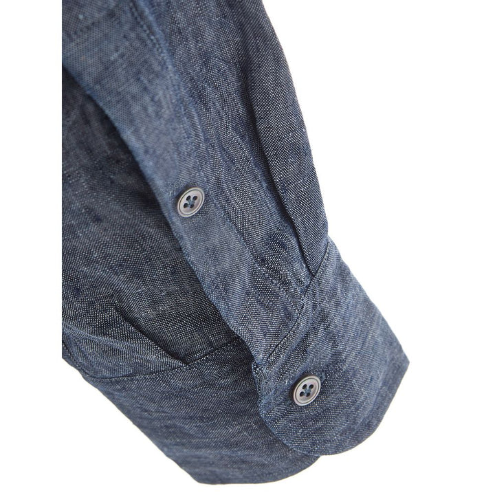 Lardini Blue Flax Shirt