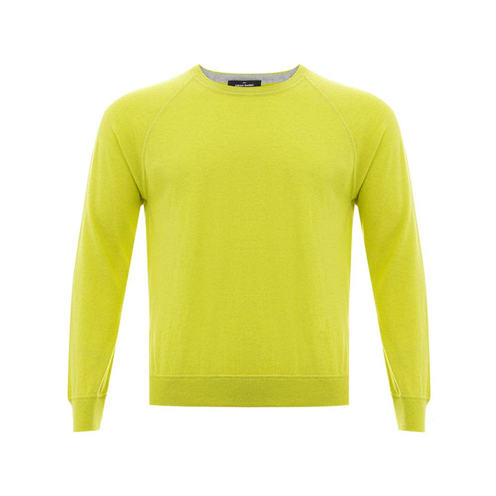 Gran Sasso Radiant Yellow Italian Cotton Sweater