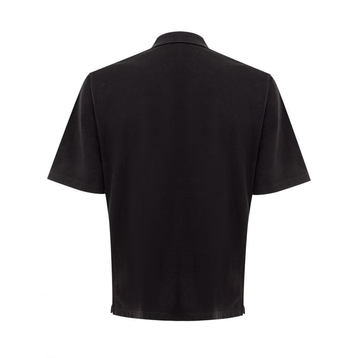 Dsquared² Black Cotton Polo Shirt