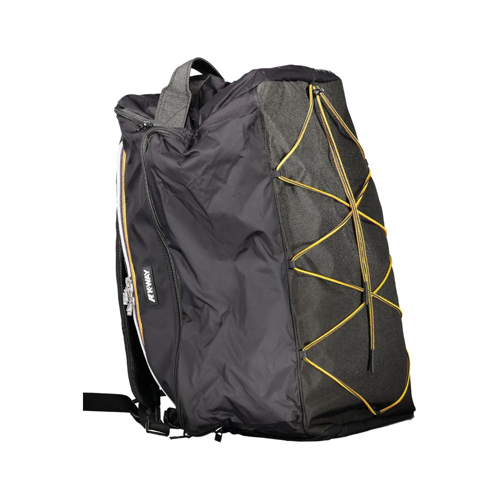 Black Polyester Backpack