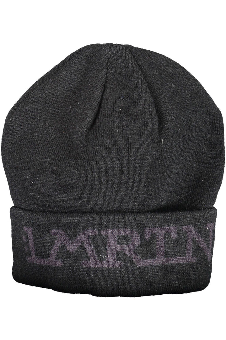 La Martina Sleek Embroidered Cap in Timeless Black