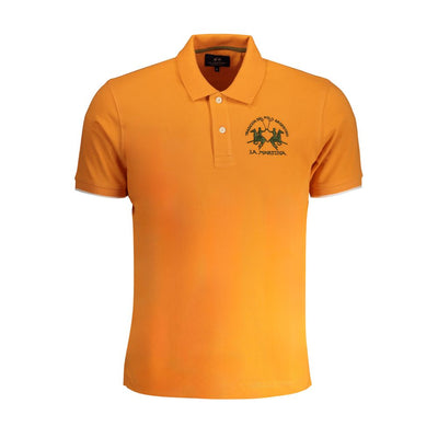 Orange Cotton Polo Shirt