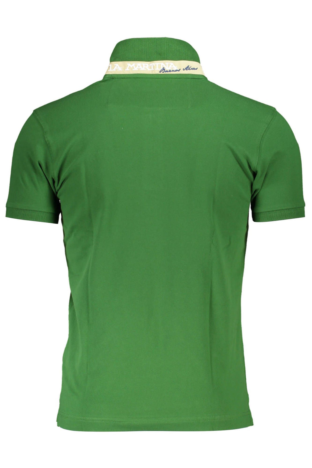 La Martina Green Cotton Polo Shirt