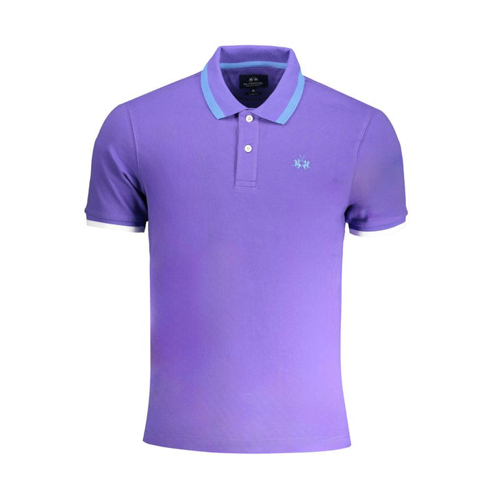 Purple Cotton Polo Shirt