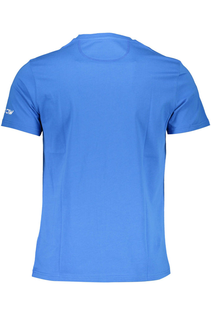 La Martina Elegant Blue Embroidered Logo Tee