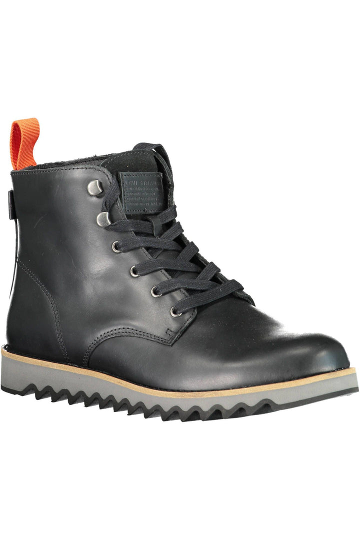 Levi'S Black Polyester Boot