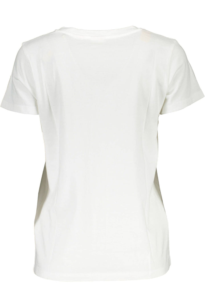 Levi's Chic White V-Neck Logo Tee